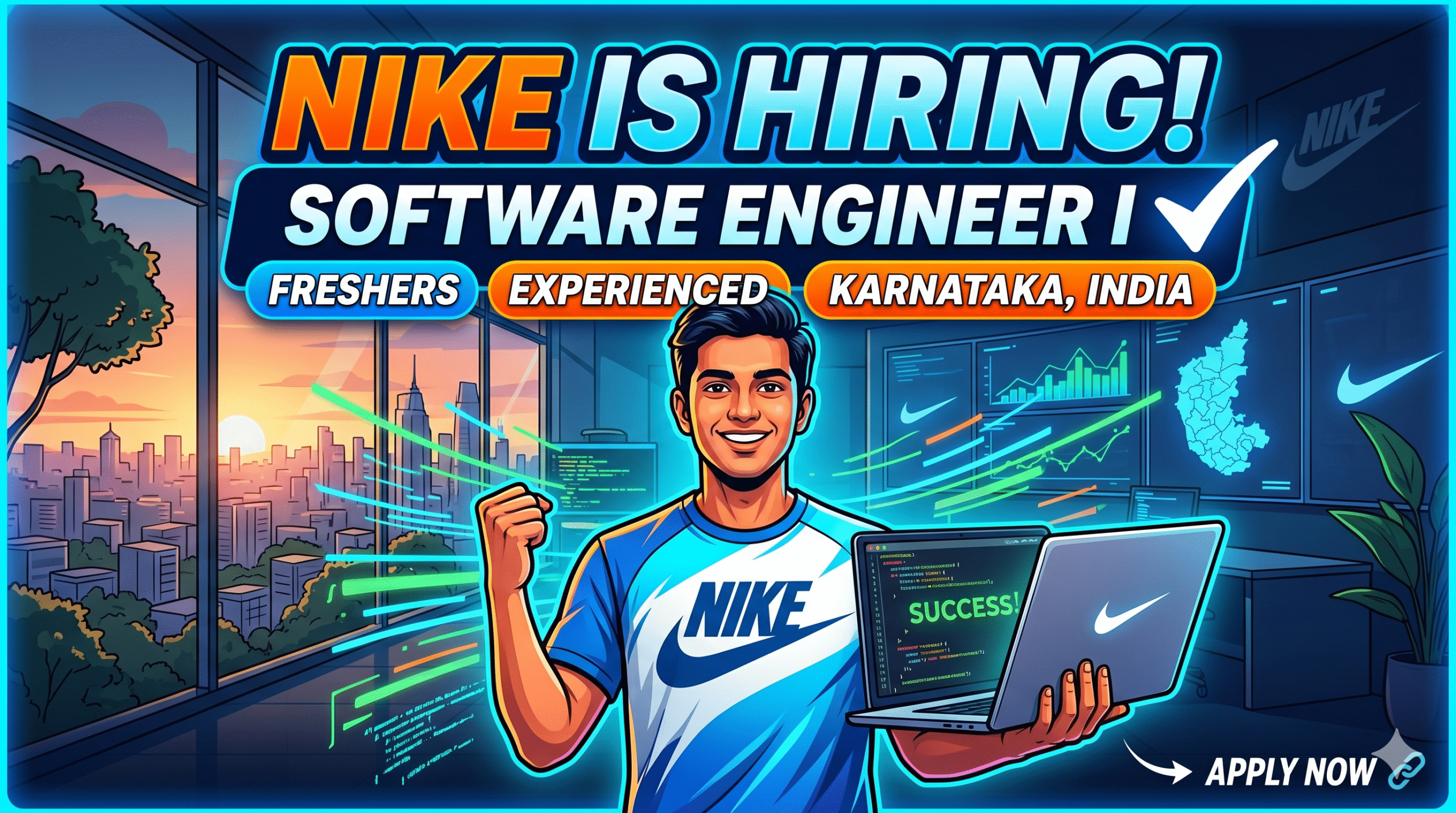 Nike Mega Hiring 2026: Software Engineer I | Freshers & Early Career | Bengaluru Karnataka