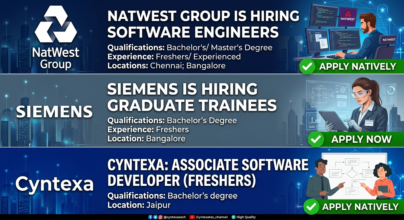 Cyntexa is Hiring Associate Software Developer in Jaipur