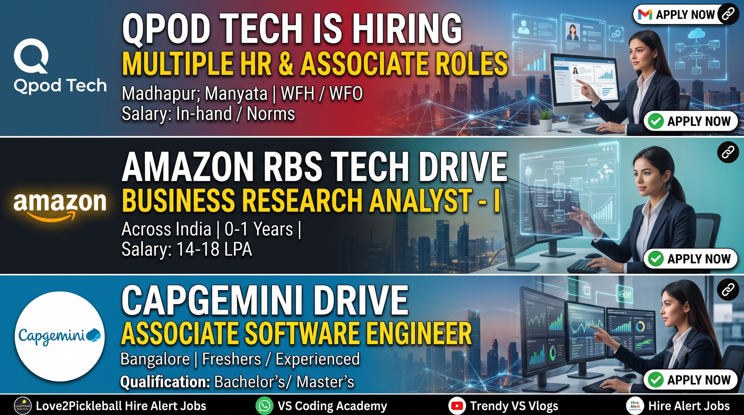 Capgemini is hiring Associate Software Engineers