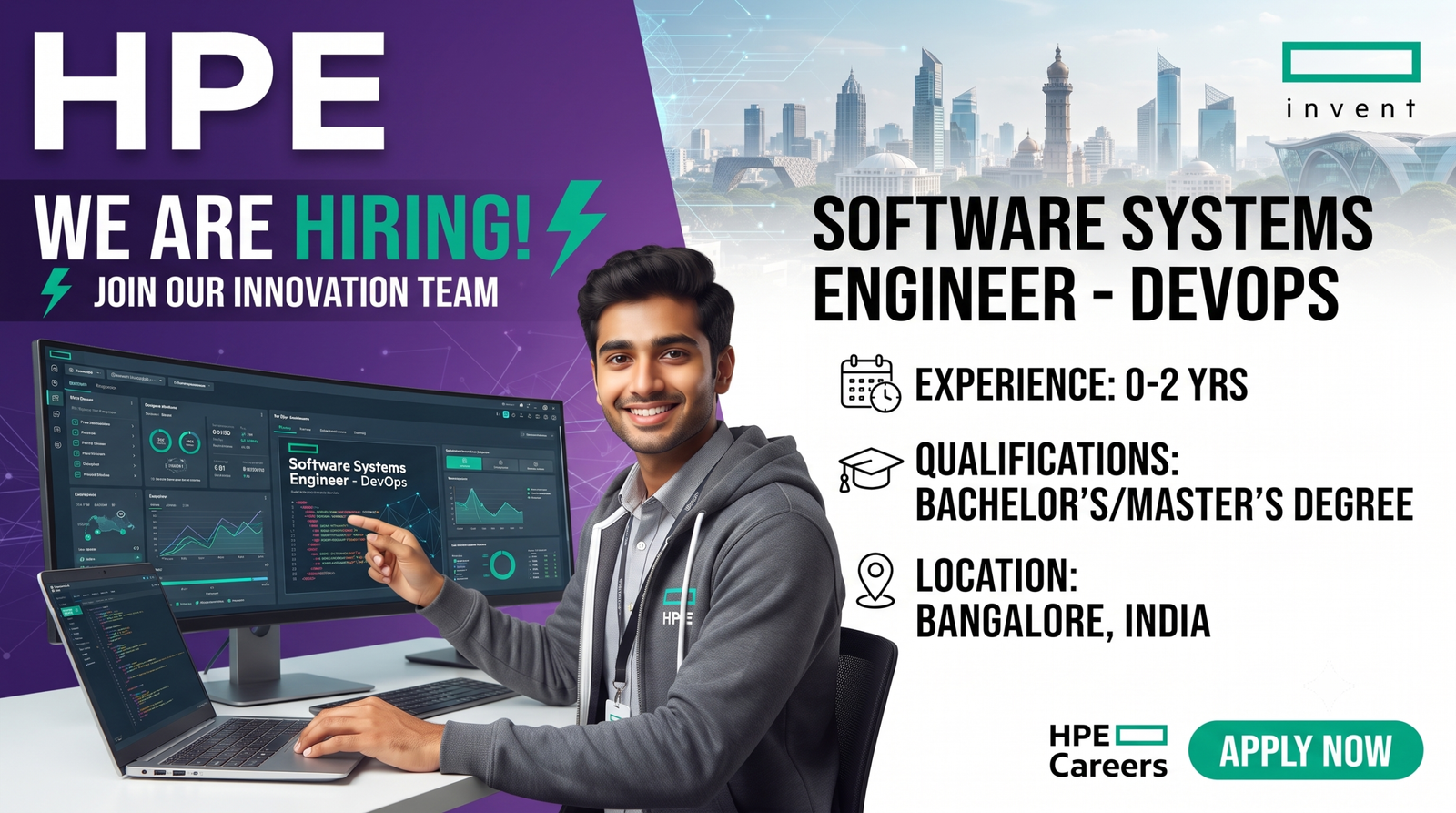 HPE Hiring 2026: Software Systems Engineer (DevOps) | Freshers (0-2 Yrs) | Bangalore