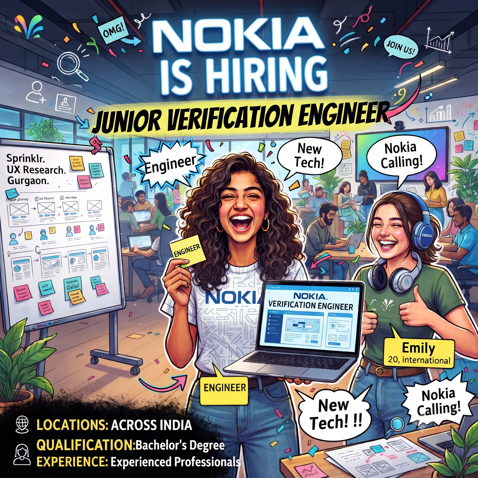 Nokia Hiring 2026: Junior Verification Engineer | 3-5 Years Exp | Bangalore (Onsite)
