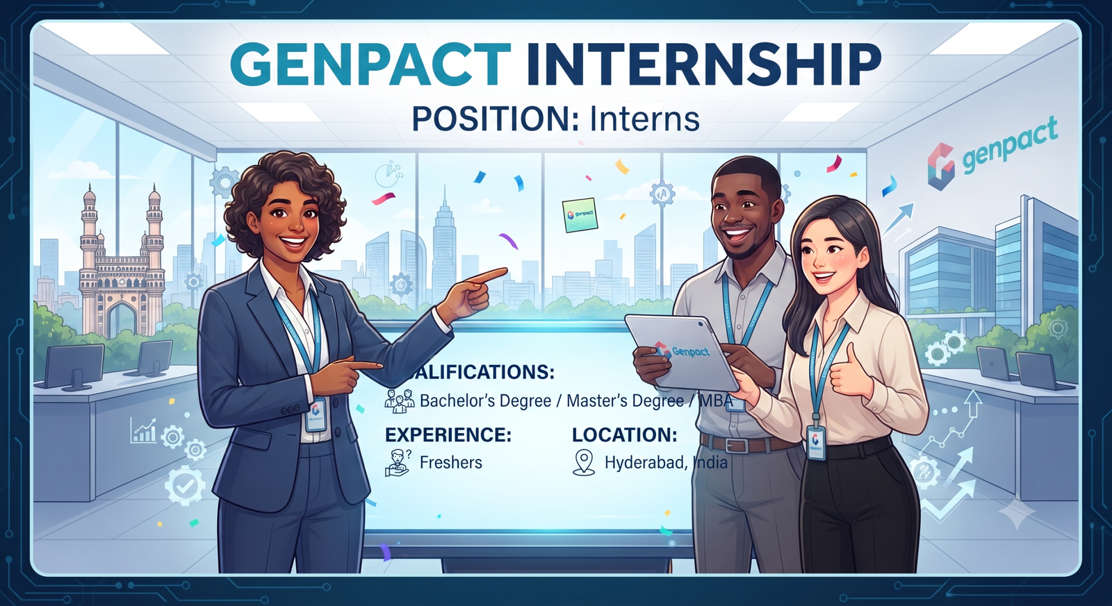 Genpact Internship 2026: Paid Corporate Internship | Freshers | Hyderabad