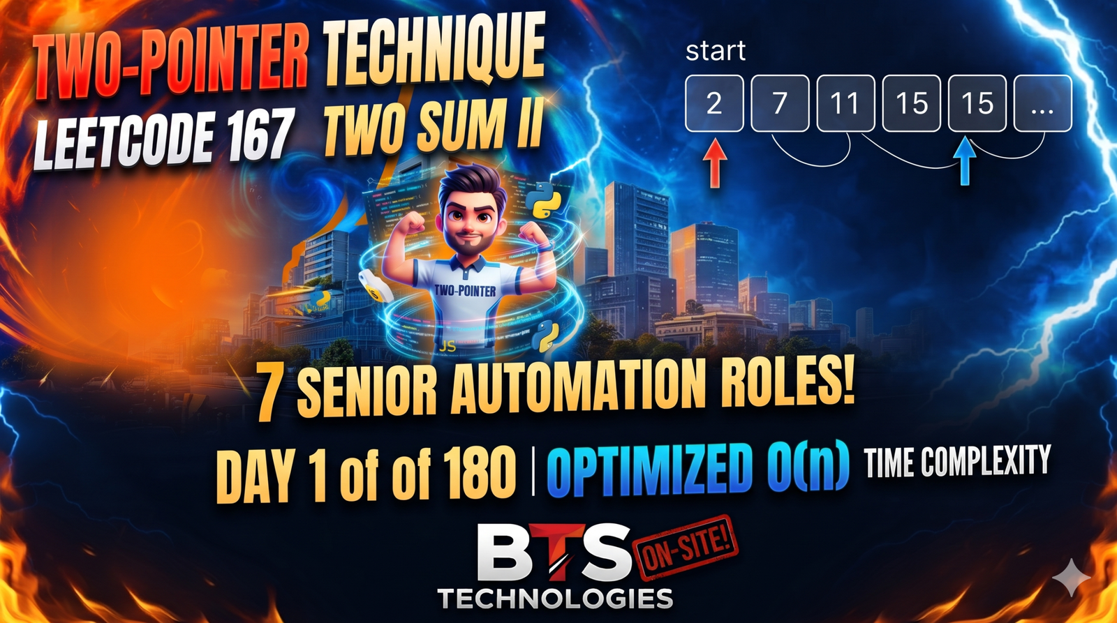 Master the Two-Pointer Technique: LeetCode 167 (Two Sum II) Explained | Day 1 of 180